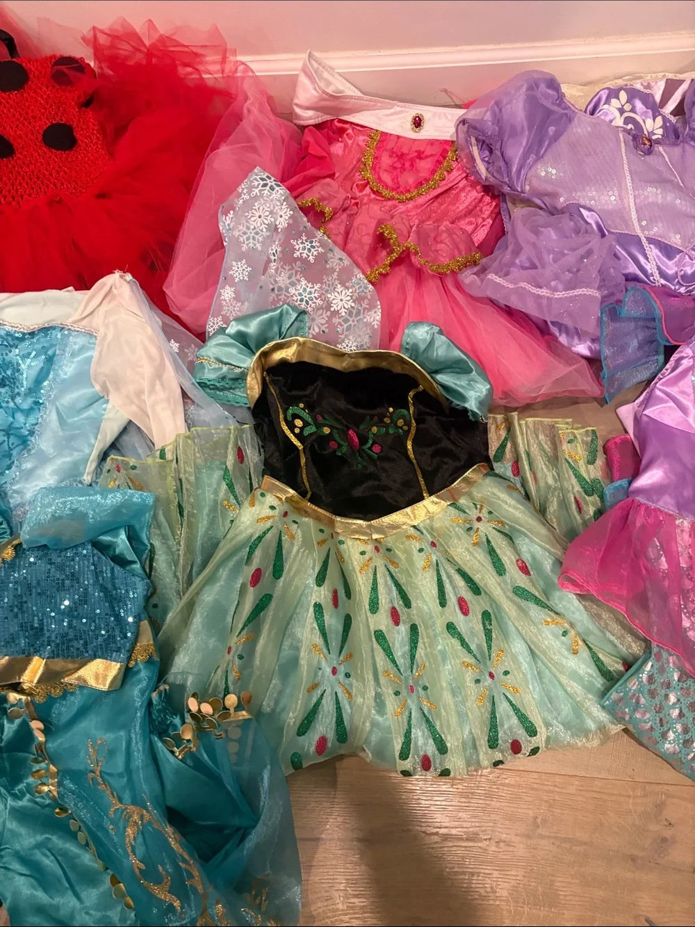 Lot Assorted Girls' Princess and Tutu Costume Lot - Multi-Color